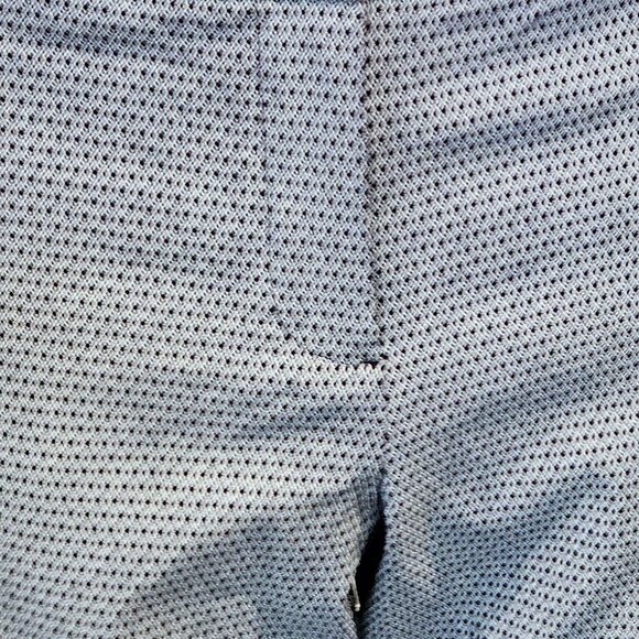 CLEO, Navy blue diamond print tapered leg ankle pants - Picture 8 of 9